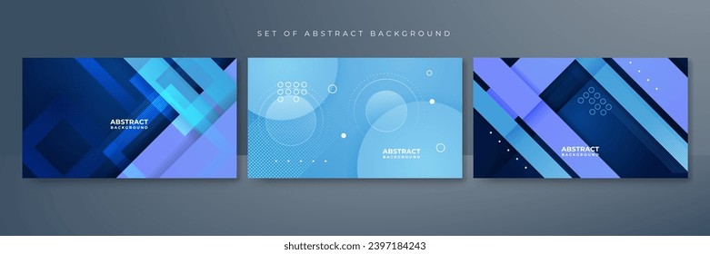 Blue background. abstract blue background. Vector abstract graphic design banner pattern presentation background web template.