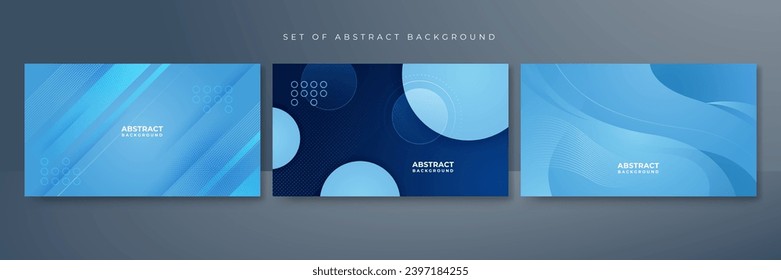 Blue background. abstract blue background. Vector abstract graphic design banner pattern presentation background web template.