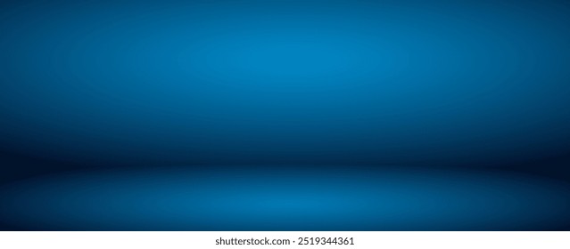 blue background, abstract wall studio room, can be used to present your product. vector