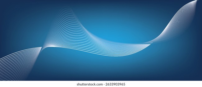 Fondo azul, sala de estudio de pared abstracta, se puede utilizar para presentar productos. Vector