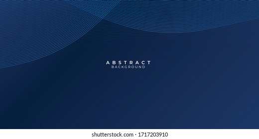 Blue background with abstract wave spiral modern element for banner, presentation design and flyer