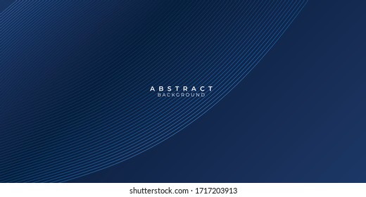 Blue background with abstract wave spiral modern element for banner, presentation design and flyer