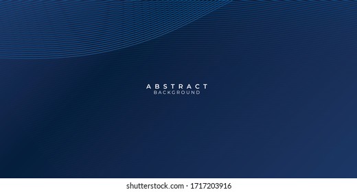 Blue background with abstract wave spiral modern element for banner, presentation design and flyer