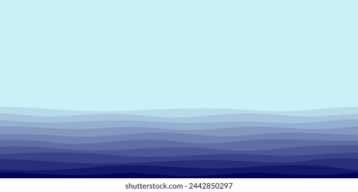 Fondo azul con elemento moderno espiral de onda abstracta para banner, diseño de presentación y volante