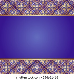 blue background and ancient