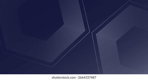 Fondo azul gradación azul y blanco. Estilo de efecto hexágono diseño gráfico simple. Moderna buena textura