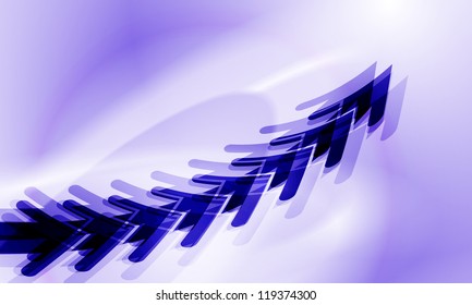 blue background with arrows