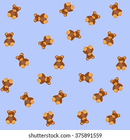 blue background with bears