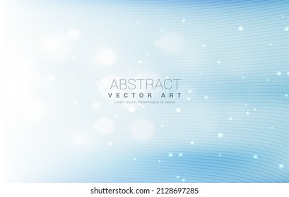 blue background with beautiful bokeh style