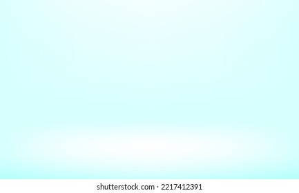 Blue background. blank stand display or showing product. Space for displaying products. Room in the 3d. Vector illustration.