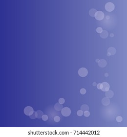 Blue background with bokeh
