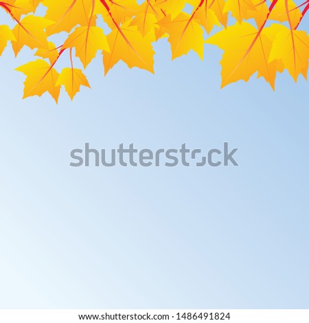 Similar – Bunter Rahmen Herbst