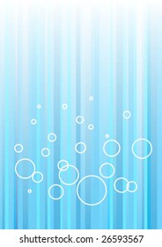 Blue Background With Bubbles