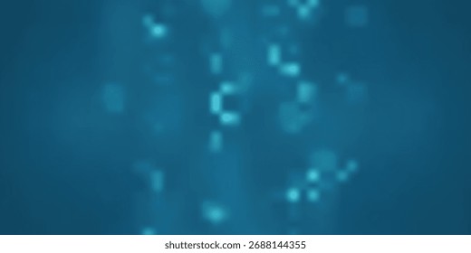 Blauer Hintergrund aus Blasen und Wasser