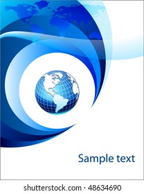 blue background business design