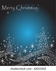 blue background  for Christmas