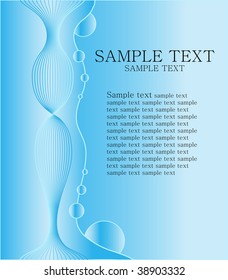 blue background with circle and lines