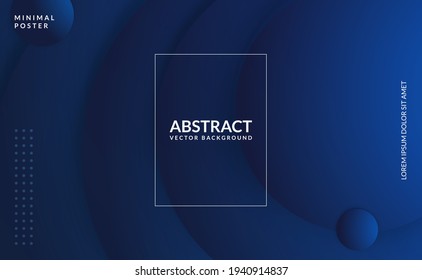blue background with circle. modern shadow for webinar and technology advertisement