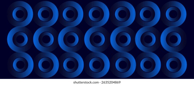 A blue background with circles of different sizes and colors. The circles are arranged in a way that creates a sense of movement and energy. Scene is dynamic and lively