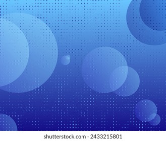 blue background with circles and dots abstract gradient color design, 