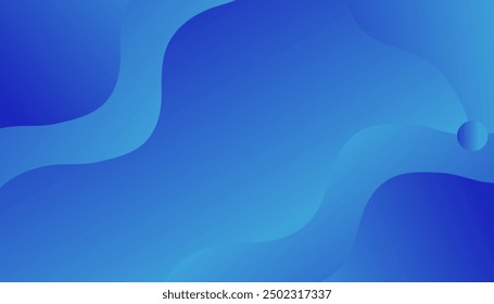 Fondo azul con círculos. Vector Eps10
