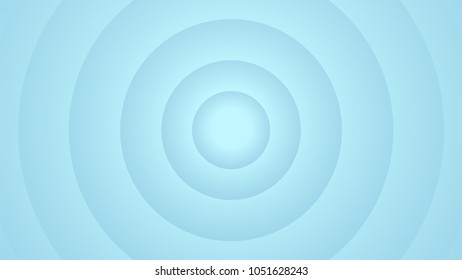 Blue Background With Circles and Gradien