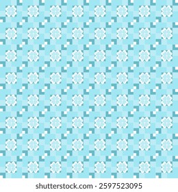 Blue background Classic plaid pattern with intersecting lines, creating a timeless and stylish design. Perfect for fashion, textiles, and backgrounds.