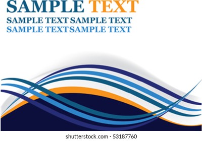 blue background composition with place for text