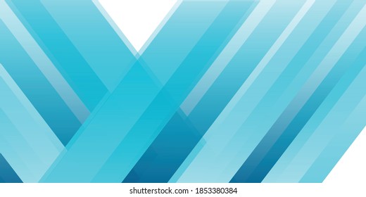 Blue background with copy space. Low poly vector illustration. Used opacity mask of background