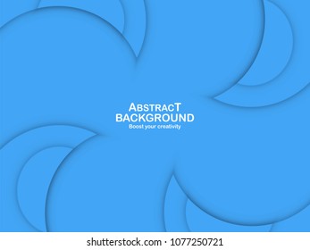 Blue background with copy space. Template design for cover, presentation, web banner.