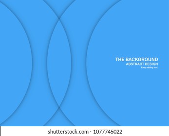 Blue background with copy space. Template design for cover, presentation, web banner.