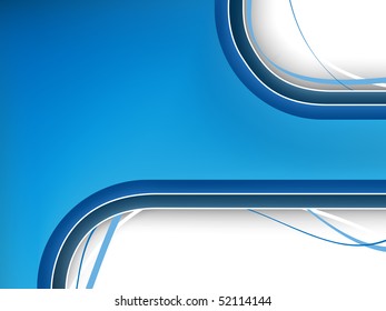Blue Background with copyspace. Editable Vector Image