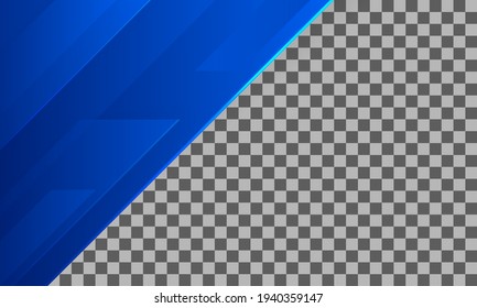 blue background with crossing line and speed effect. banner concept.