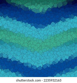 Blue background from cubes. Presentation template. polygonal style. Geometric background.