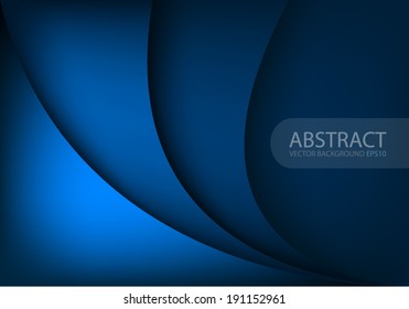 Blue background curve line on space shadow overlap and dimension modern texture pattern for text and message website design