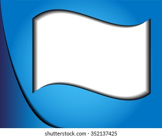 Blue background curve line on space shadow overlap and dimension modern texture pattern for text and message website design
