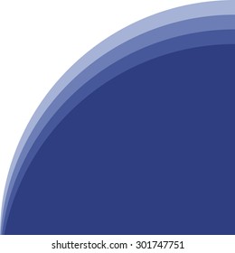 Blue background curve line overlap layer with space for text and message modern artwork for website design, vector illustration