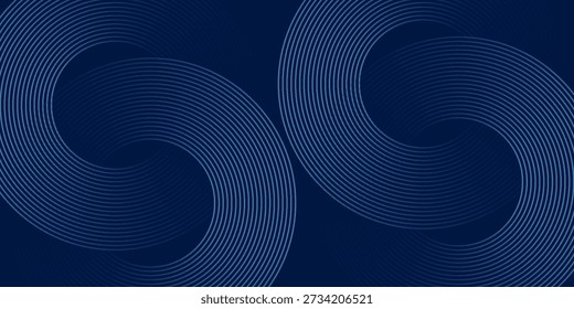blue background with curved and overlapping blue gradient lines