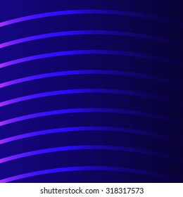 blue background with curved stripes Vector illustration