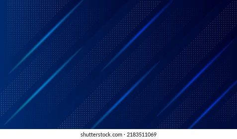 blauer Hintergrund. Dunkelblauer abstrakter Hintergrund Geometrie-Glanz und Layer-Element-Vektorgrafik für die Präsentation Design.