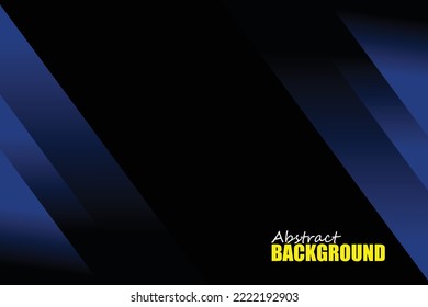 Blue background Dark Blue abstract background geometry shine and layers on black