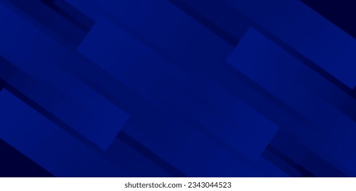 Blue Background. Dark blue abstract background geometry shine and layer element vector for presentation design.