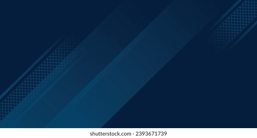 Fondo Azul. Brillo de geometría de fondo abstracto azul oscuro y vector de elemento de capa para el diseño de presentación.
