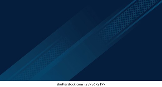 Blue Background. Dark blue abstract background geometry shine and layer element vector for presentation design.