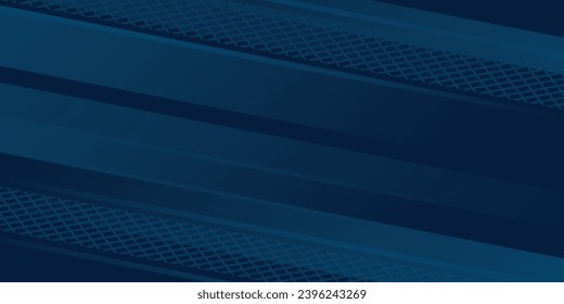 Blue Background. Dark blue abstract background geometry shine and layer element vector for presentation design.