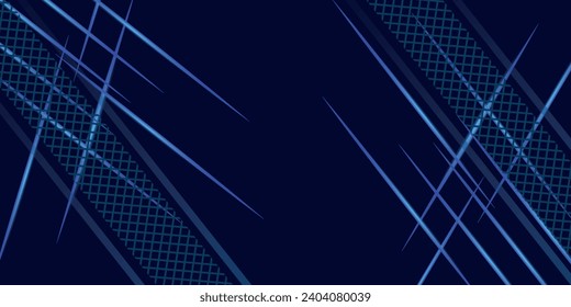 Blue Background. Dark blue abstract background geometry shine and layer element vector for presentation design.	