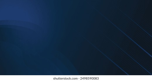 Fondo azul. Brillo abstracto azul oscuro de la geometría del fondo y Vector del elemento de onda para el diseño de la presentación. Diseño de Vectores para empresas, corporativos, institucionales, seminarios y charlas. EPS 10