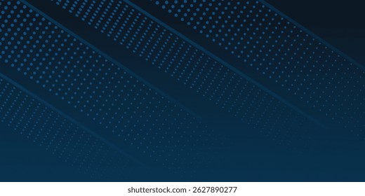 Blue Background. Dark blue abstract background geometry shine and layer element vector for presentation design. Vector
