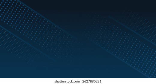 Blue Background. Dark blue abstract background geometry shine and layer element vector for presentation design. Vector