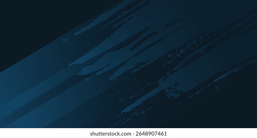 Blue Background. Dark blue abstract background geometry shine and layer element vector for presentation design.